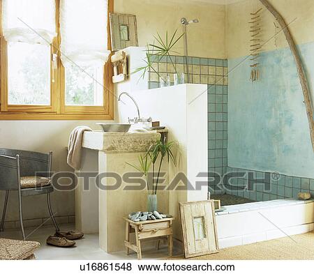 Bathroom with shower View Large Photo Image Stock Photo - Bathroom with shower. Fotosearch
