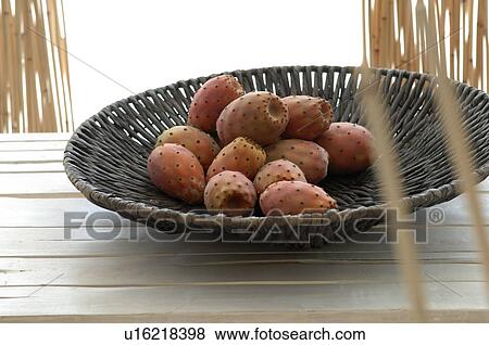 Bowl with prickly pears View Large Photo Image Stock Photo - Bowl with prickly pears. Fotosearch