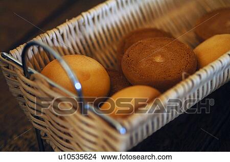 Bread rolls in a basket View Large Photo Image Picture - Bread rolls in a basket. Fotosearch
