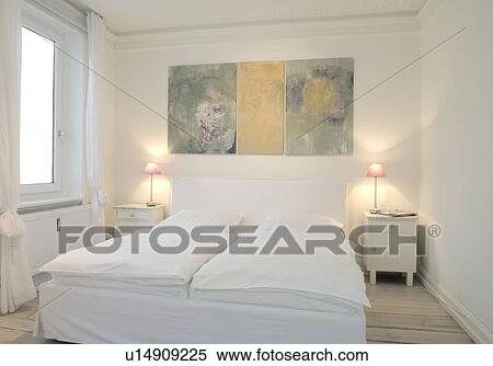Stock Photography - Bright bedroom. Fotosearch