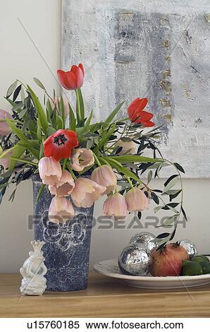 Bunch of flowers with tulips View Large Photo Image Stock Photography - Bunch of flowers with tulips. Fotosearch