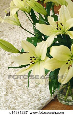 Stock Photo - Bunch of white lilies. Fotosearch