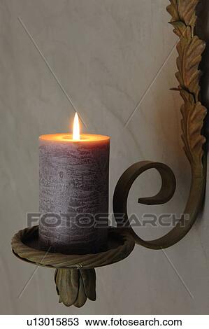 Burning candle View Large Photo Image Stock Image - Burning candle. Fotosearch