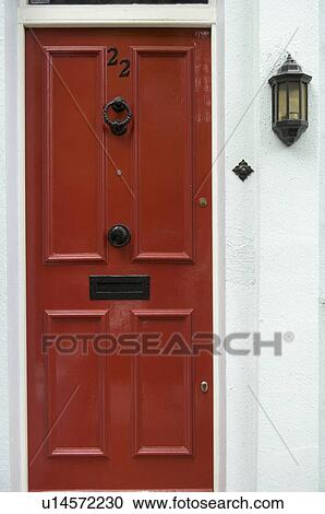 Closed front door View Large Photo Image Stock Image - Closed front door. Fotosearch