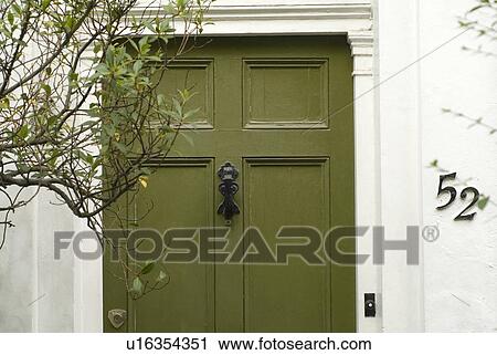 Closed front door View Large Photo Image Stock Image - Closed front door. Fotosearch