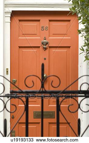 Closed front door View Large Photo Image Stock Image - Closed front door. Fotosearch