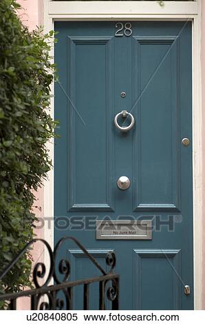 Closed front door View Large Photo Image Stock Photography - Closed front door. Fotosearch