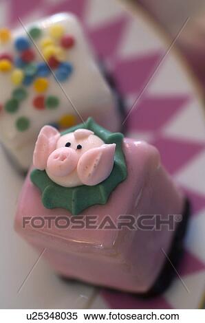 Stock Photography - Confectionary with pig image. Fotosearch