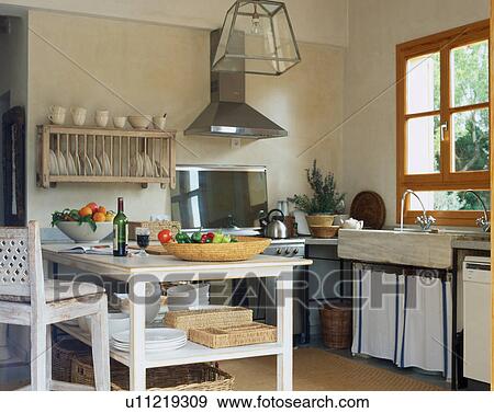 Stock Photo - Country kitchen. Fotosearch