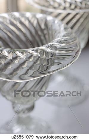 Decorative glass receptacle View Large Photo Image Stock Photo - Decorative glass receptacle. Fotosearch