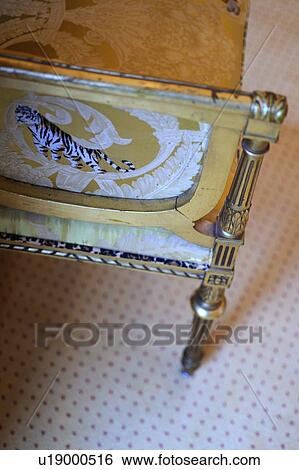 Stock Photograph - Detail of an antique chair. Fotosearch