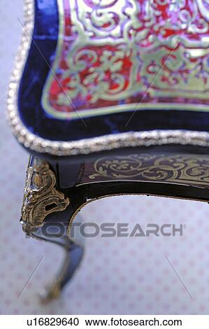 Detail of an ornate antique table View Large Photo Image Stock Image - Detail of an ornate antique table. Fotosearch