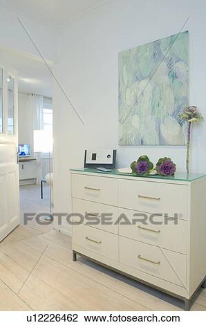 Dresser in modern living room View Large Photo Image Stock Image - Dresser in modern living room. Fotosearch