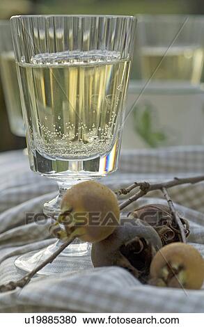 Stock Image - Drink and fruits. Fotosearch