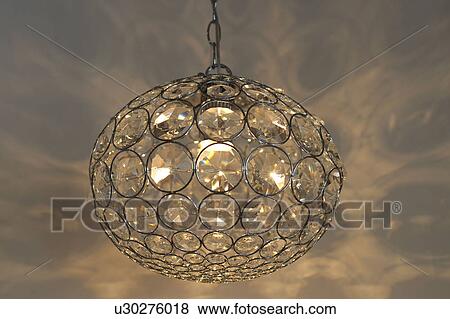 Elegant ceiling lamp View Large Photo Image Stock Photo - Elegant ceiling lamp. Fotosearch