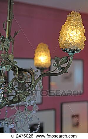 Stock Photograph - Elegant chandelier. Fotosearch