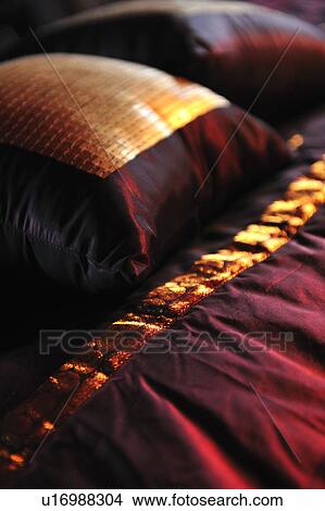 Picture - Elegant cushions on blanket. Fotosearch