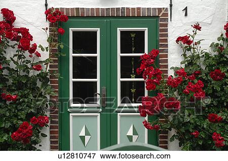 Stock Photo - Entrance to a country house. Fotosearch