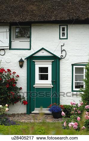 Stock Photo - Entrance to a country house. Fotosearch