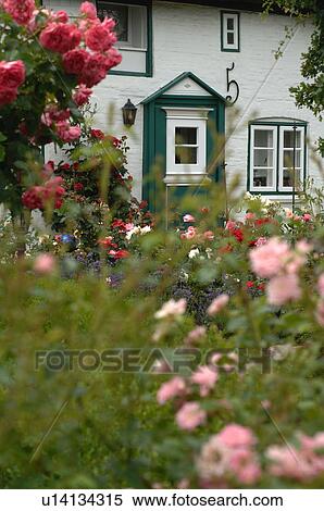 Stock Photography - Entrance to a country house. Fotosearch