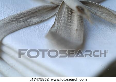 Stock Image - Folded napkins. Fotosearch