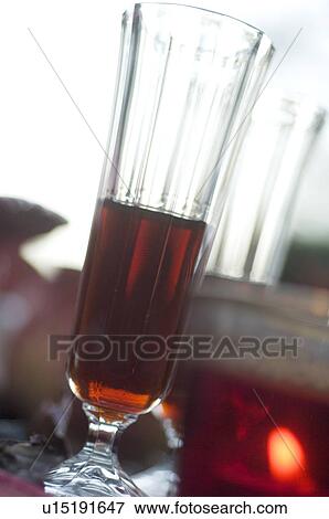 Stock Photo - Glass of red wine. Fotosearch