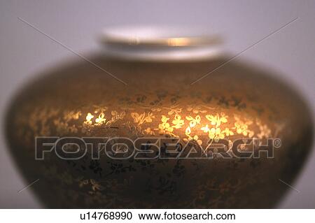 Golden vase View Large Photo Image Stock Image - Golden vase. Fotosearch