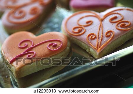 Heart-shaped confectionary View Large Photo Image Stock Image - Heart-shaped confectionary. Fotosearch