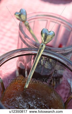 Stock Photo - Jam in glasses. Fotosearch