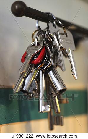 Stock Image - Keyring. Fotosearch