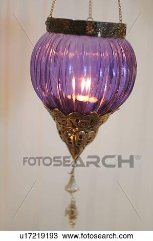 Lamp with candle View Large Photo Image Stock Image - Lamp with candle. Fotosearch