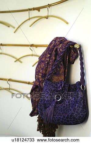Lilac handbag with leopard print View Large Photo Image Stock Image - Lilac handbag with leopard print. Fotosearch