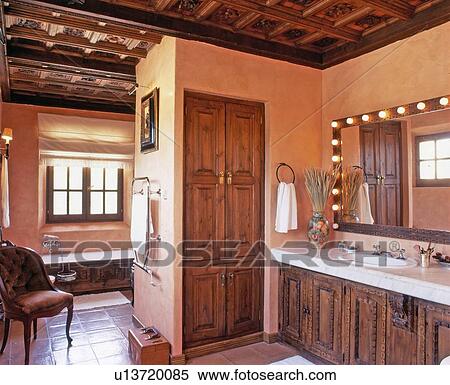 Mediterranean bathroom View Large Photo Image Stock Photography - Mediterranean bathroom. Fotosearch