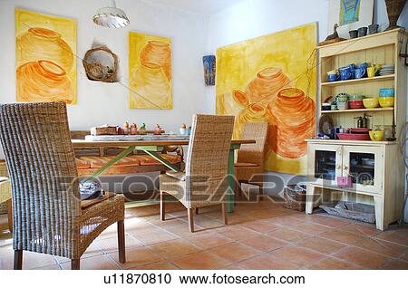 Mediterranean living room View Large Photo Image Stock Image - Mediterranean living room. Fotosearch
