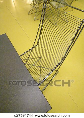 Picture - Metal chair. Fotosearch
