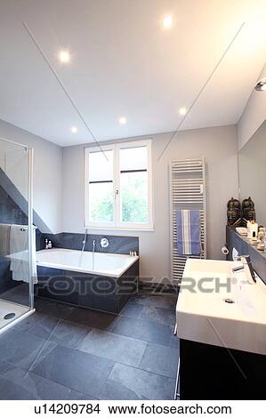 Modern bathroom View Large Photo Image Picture - Modern bathroom. Fotosearch