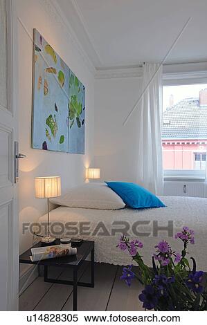 Stock Photography - Modern bright bedroom. Fotosearch