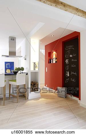 Modern bright open plan kitchen View Large Photo Image Stock Photography - Modern bright open plan kitchen. Fotosearch
