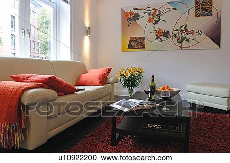 Stock Image - Modern living room. Fotosearch