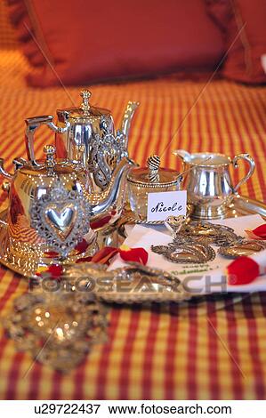Stock Photo - Nametag on ornate plate. Fotosearch