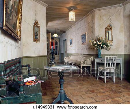 Old-fashioned corridor View Large Photo Image Stock Image - Old-fashioned corridor. Fotosearch