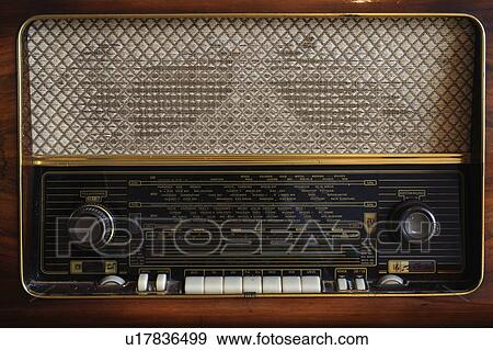 Old-fashioned radio View Large Photo Image Stock Photo - Old-fashioned radio. Fotosearch