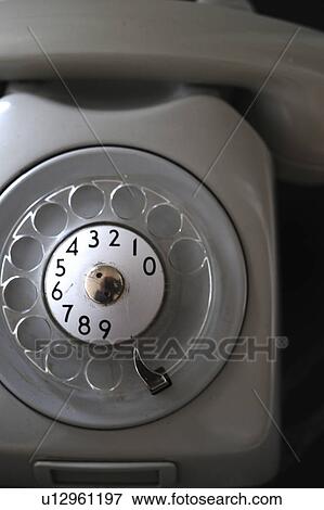 Old-fashioned telephone View Large Photo Image Stock Photo - Old-fashioned telephone. Fotosearch
