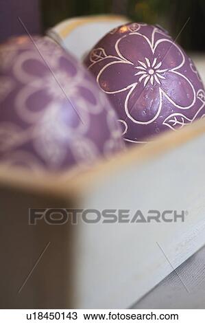 Stock Image - Ornate eggs. Fotosearch