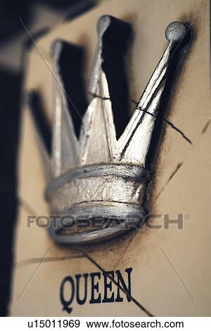 Ornate tile with a crown View Large Photo Image Stock Photo - Ornate tile with a crown. Fotosearch