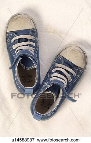 Pair of childrens shoes View Large Photo Image Stock Photo - Pair of childrens shoes. Fotosearch