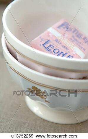 Stock Photo - Pastilles in a bowl. Fotosearch