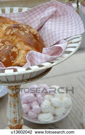 Pastry wreath in a bowl View Large Photo Image Stock Image - Pastry wreath in a bowl. Fotosearch