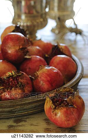Stock Image - Pomegranates. Fotosearch