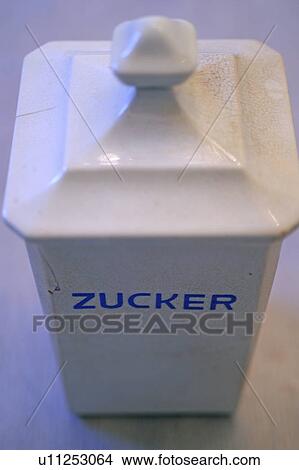 Porcelain sugar box View Large Photo Image Picture - Porcelain sugar box. Fotosearch